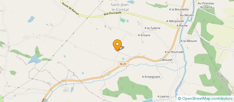 localisation de l'entreprise MONSIEUR JEAN VIRALODE à SAINT-JEAN-LE-COMTAL
