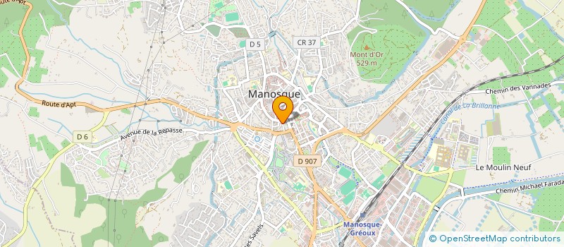 localisation de l'entreprise MONSIEUR JEAN VIRCONDELET à MANOSQUE