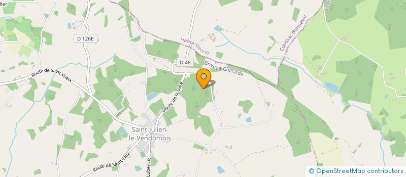 localisation de l'entreprise MONSIEUR JEAN VIREVIALLE  SAINT-JULIEN-LE-VENDOMOIS