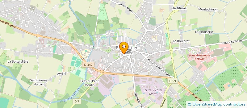 localisation de l'entreprise MONSIEUR JEAN VIRFOLET à BEAUFORT-EN-ANJOU