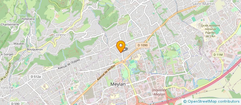 localisation de l'entreprise MONSIEUR JEAN VIRIEUX  GRENOBLE