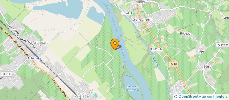 localisation de l'entreprise MONSIEUR JEAN VIRIOT  PODENSAC