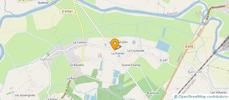 localisation de l'entreprise MONSIEUR JEAN VIRONNEAU  SABLONS