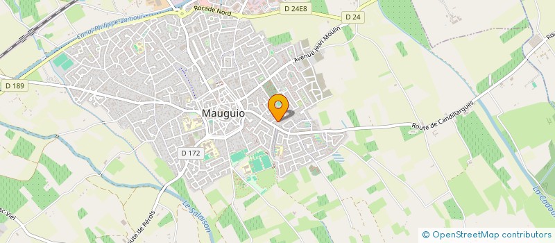 localisation de l'entreprise MONSIEUR JEAN VIRUEGA  MAUGUIO