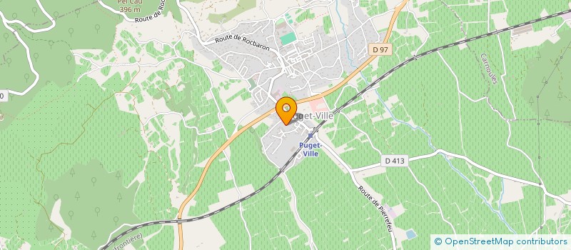 localisation de l'entreprise MONSIEUR JEAN VIRY  PUGET-VILLE