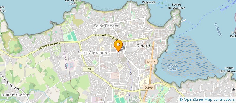 localisation de l'entreprise MONSIEUR JEAN VISONNEAU  DINARD