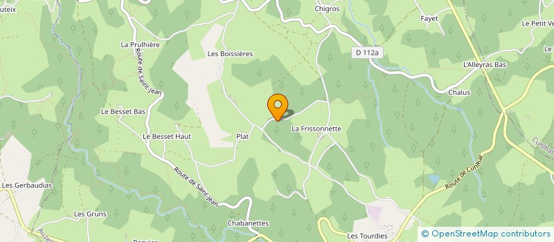 localisation de l'entreprise MONSIEUR JEAN VISSAC  AUZELLES