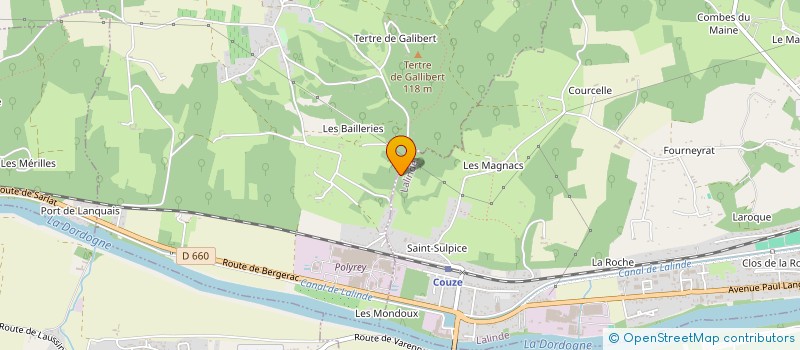 localisation de l'entreprise MONSIEUR JEAN VISSE  LALINDE