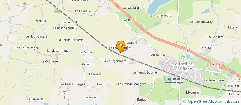 localisation de l'entreprise MONSIEUR JEAN VISSEICHE  LE THEIL-DE-BRETAGNE