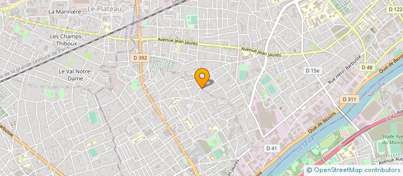 localisation de l'entreprise MONSIEUR JEAN VISSUZANNE à ARGENTEUIL
