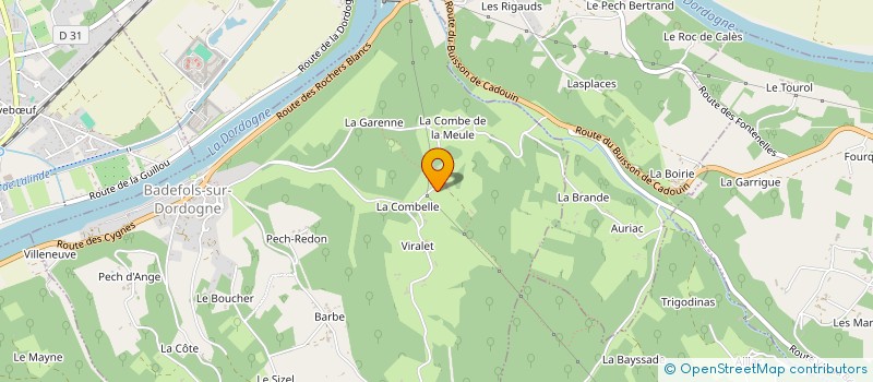 localisation de l'entreprise MONSIEUR JEAN VITRAC  BADEFOLS SUR DORDOGNE