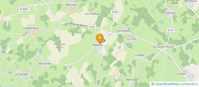 localisation de l'entreprise MONSIEUR JEAN VITTE  FURSAC