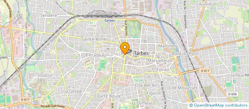 localisation de l'entreprise MONSIEUR JEAN VIVEZ  TARBES