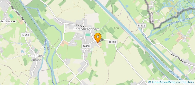 localisation de l'entreprise MONSIEUR JEAN VIVIER  CHATEAU L'ABBAYE