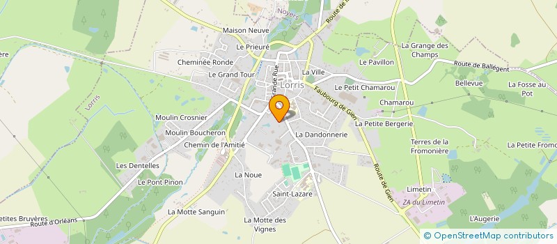 localisation de l'entreprise MONSIEUR JEAN VOILAND à LORRIS