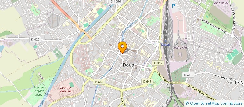 localisation de l'entreprise MONSIEUR JEAN VOISIN à DOUAI