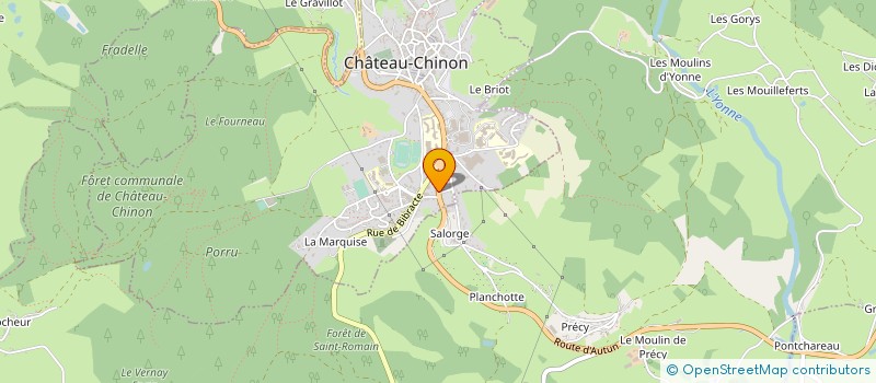 localisation de l'entreprise MONSIEUR JEAN VOISIN à CHATEAU-CHINON (VILLE)