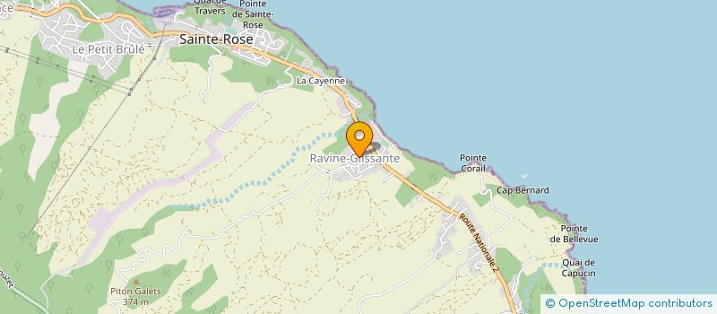 localisation de l'entreprise MONSIEUR JEAN VOISIN  SAINTE-ROSE