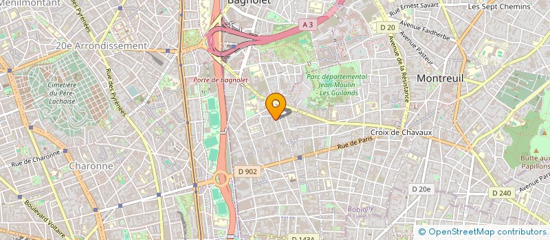 localisation de l'entreprise MONSIEUR JEAN VOLCKMAN DELABESSE à BAGNOLET
