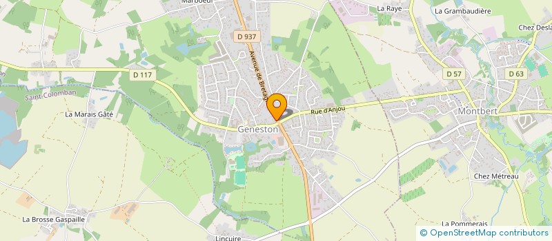 localisation de l'entreprise MONSIEUR JEAN VRIGNAUD  GENESTON