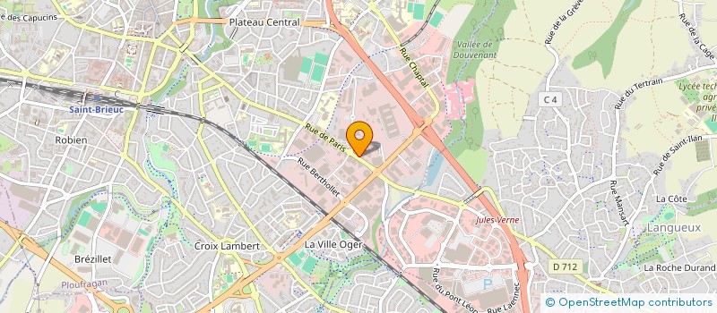 localisation de l'entreprise MONSIEUR JEAN VU à SAINT-BRIEUC