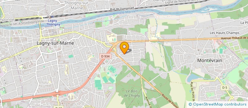 localisation de l'entreprise MONSIEUR JEAN VUILLAUME  LAGNY-SUR-MARNE