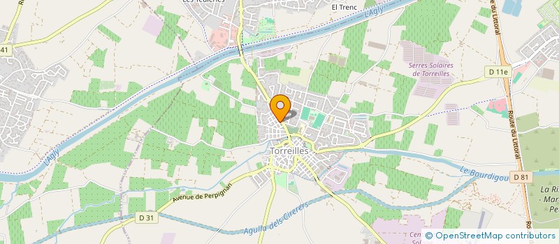 localisation de l'entreprise MONSIEUR JEAN VUOSO  TORREILLES