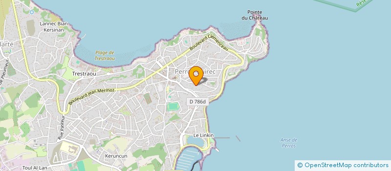 localisation de l'entreprise MONSIEUR JEAN VUYLSTEKER  PERROS-GUIREC