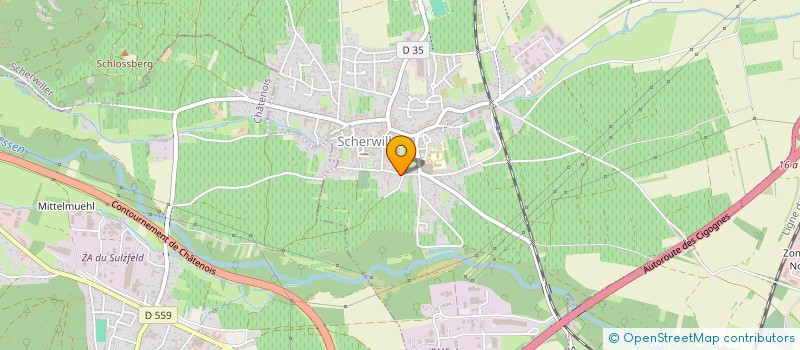 localisation de l'entreprise MONSIEUR JEAN WACH  SCHERWILLER