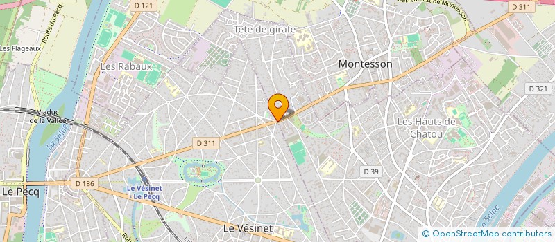 localisation de l'entreprise MONSIEUR JEAN WACQUET à CHATOU