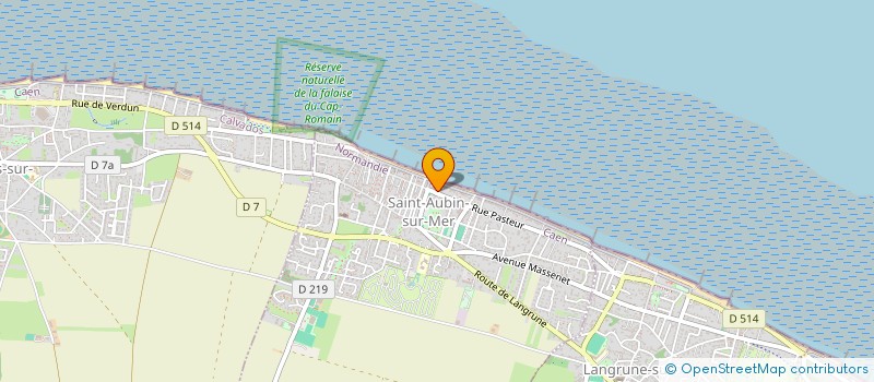 localisation de l'entreprise MONSIEUR JEAN WAHL  SAINT-AUBIN-SUR-MER