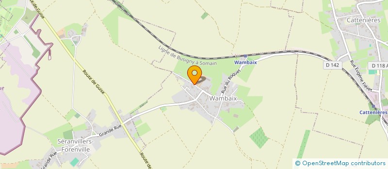 localisation de l'entreprise MONSIEUR JEAN WALLON à SERANVILLERS-FORENVILLE