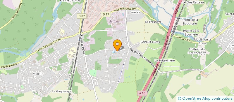 localisation de l'entreprise MONSIEUR JEAN WALRAVE  MONTS