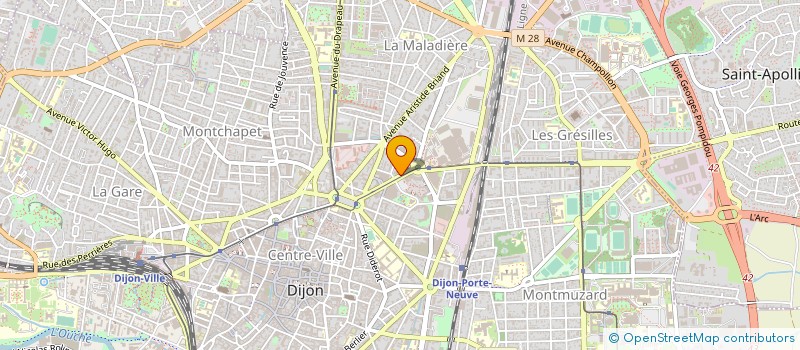 localisation de l'entreprise MONSIEUR JEAN WALTER à DIJON