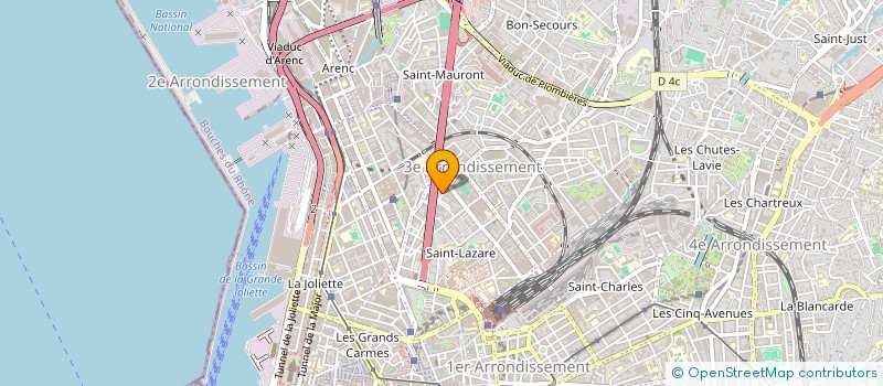 localisation de l'entreprise MONSIEUR JEAN WAPAWENGE LUTA  MARSEILLE