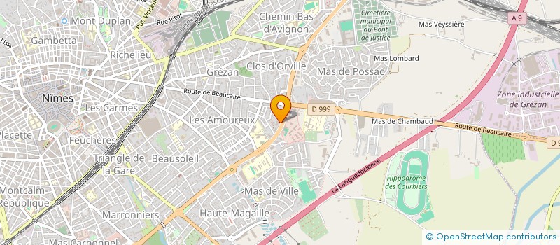 localisation de l'entreprise MONSIEUR JEAN WARLOUZET à NIMES