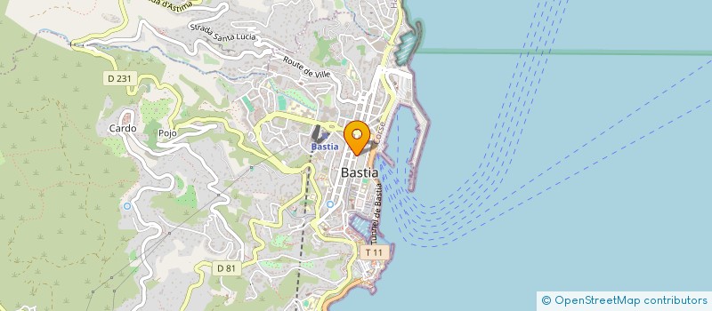 localisation de l'entreprise MONSIEUR JEAN WARNET à BASTIA