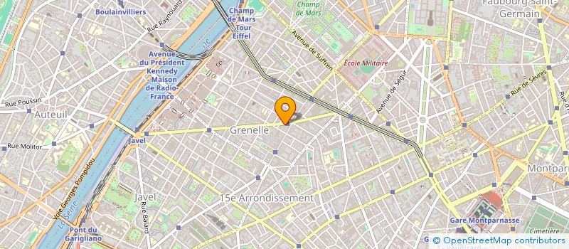 localisation de l'entreprise MONSIEUR JEAN WARTEL à PARIS