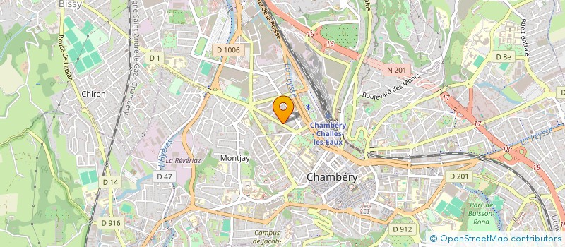 localisation de l'entreprise MONSIEUR JEAN WASDER à CHAMBERY