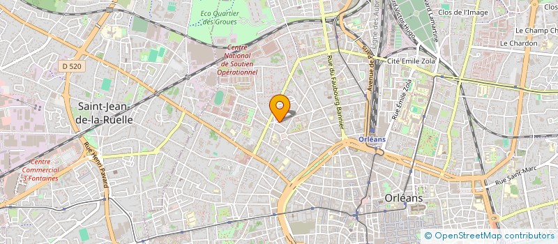 localisation de l'entreprise MONSIEUR JEAN WATCHI à ORLEANS