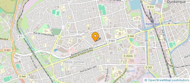 localisation de l'entreprise MONSIEUR JEAN WAUCQUIER à DUNKERQUE