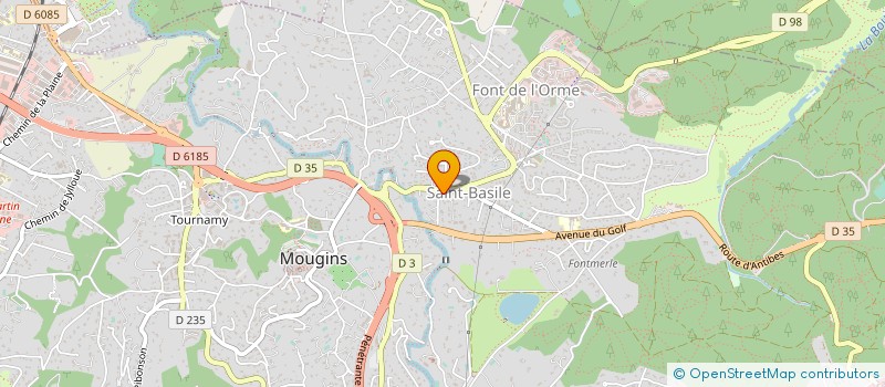 localisation de l'entreprise MONSIEUR JEAN WAUTHY à MOUGINS