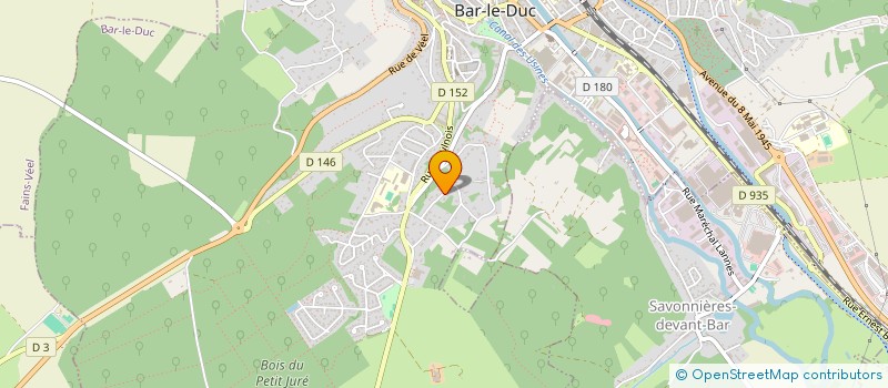 localisation de l'entreprise MONSIEUR JEAN WEBER à BAR-LE-DUC