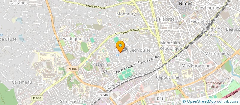 localisation de l'entreprise MONSIEUR JEAN WEETS  NIMES