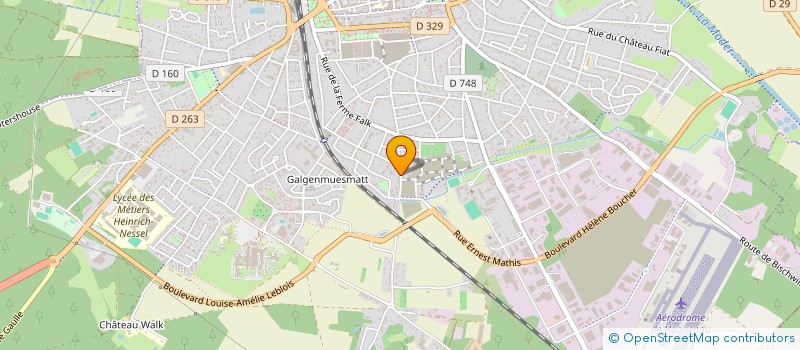 localisation de l'entreprise MONSIEUR JEAN WEIBEL  HAGUENAU