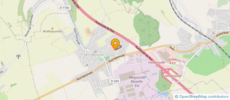 localisation de l'entreprise MONSIEUR JEAN WEINATCHER  SEINGBOUSE