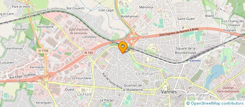 localisation de l'entreprise MONSIEUR JEAN WEISE à VANNES