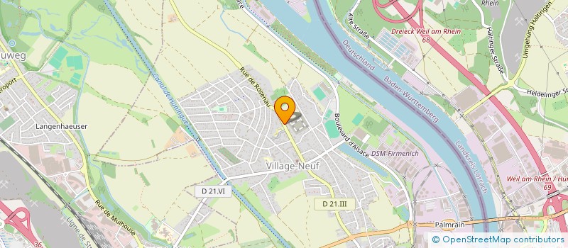 localisation de l'entreprise MONSIEUR JEAN WEISS  VILLAGE-NEUF