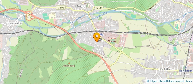 localisation de l'entreprise MONSIEUR JEAN WEISS  MUTZIG