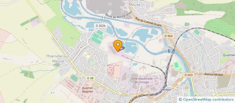 localisation de l'entreprise MONSIEUR JEAN WEISS  THIERVILLE-SUR-MEUSE